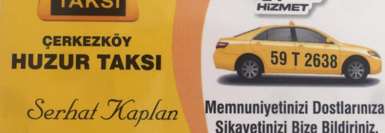 Çerkezköy Hastane Taksi Adliye Taksi